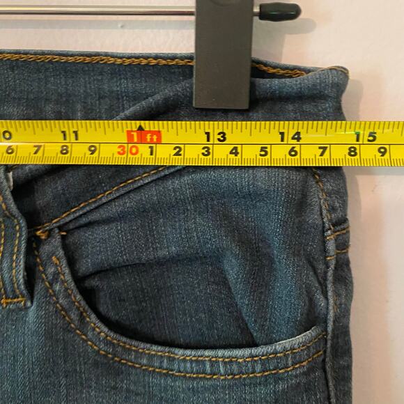 Judy Blue Women's size 7 / 28 Dark Wash Skinny Leg Jeans Medium Rise - Picture 7 of 9